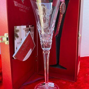 Waterford Twelve Days of Christmas Crystal Goblet Two Turtle Doves